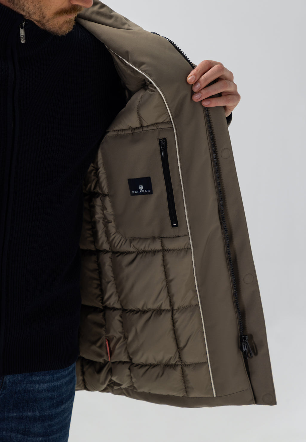 Parka à capuche amovible