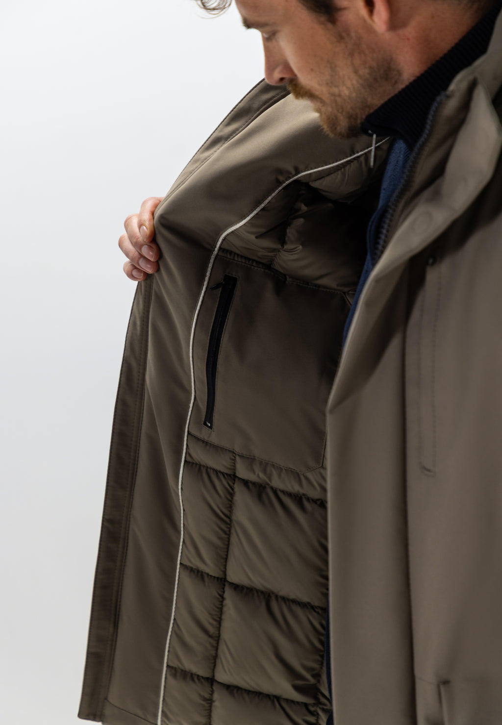 Parka à capuche amovible