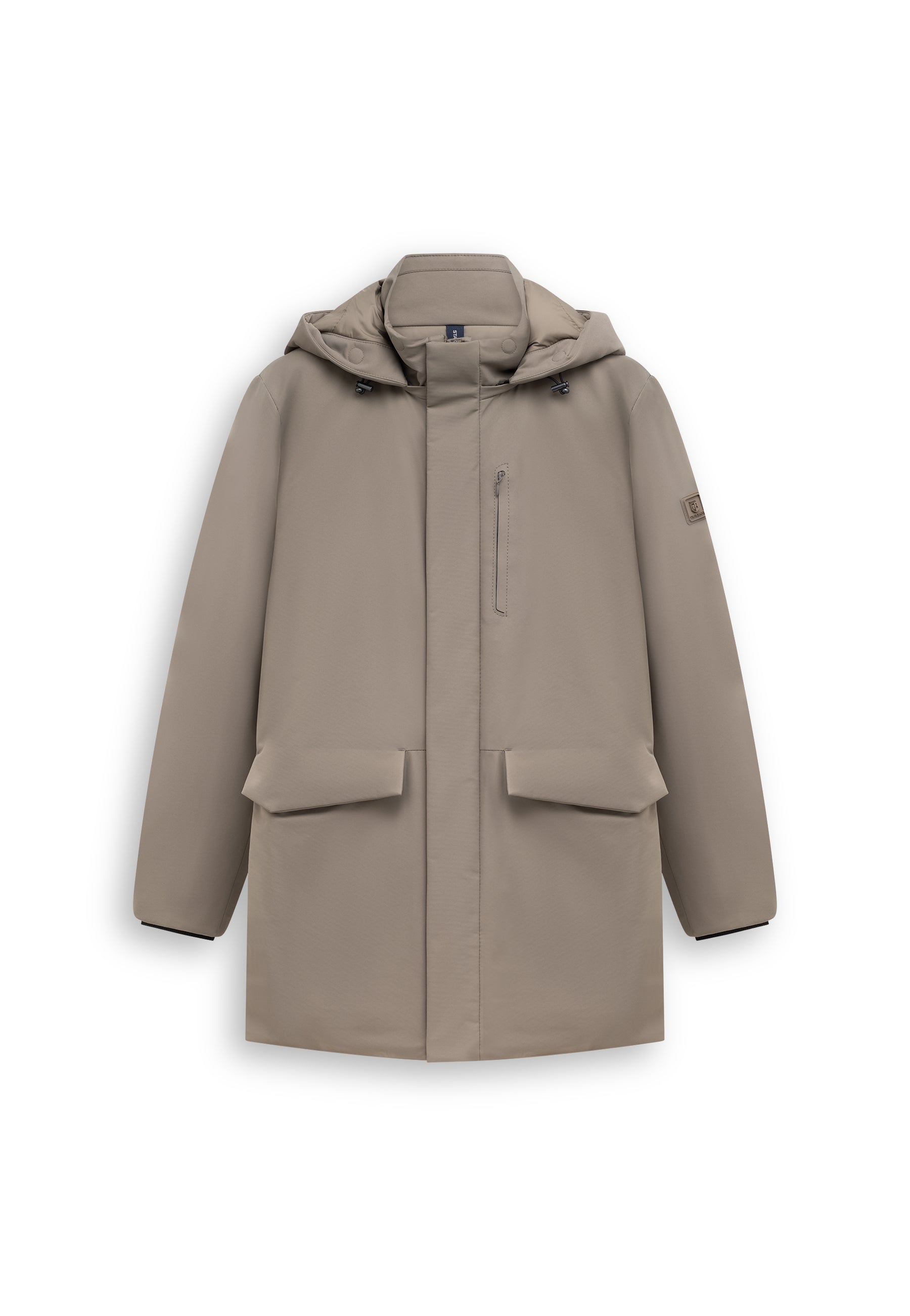 Parka à capuche amovible