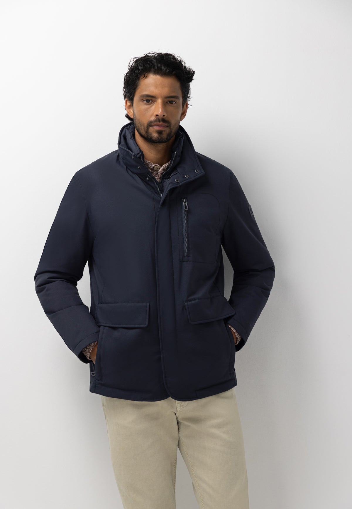 Parka avec empiècement amovible