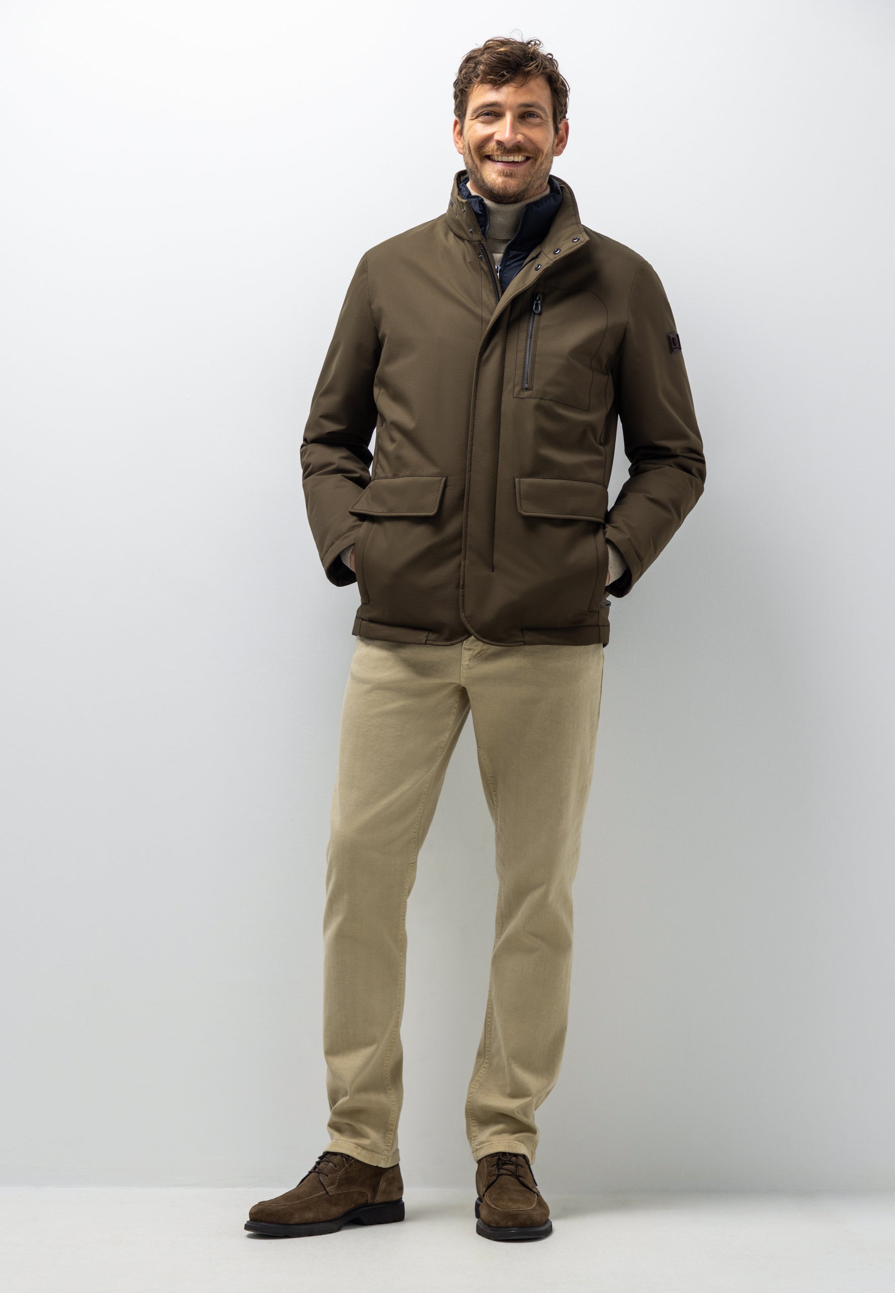 Parka avec empiècement amovible