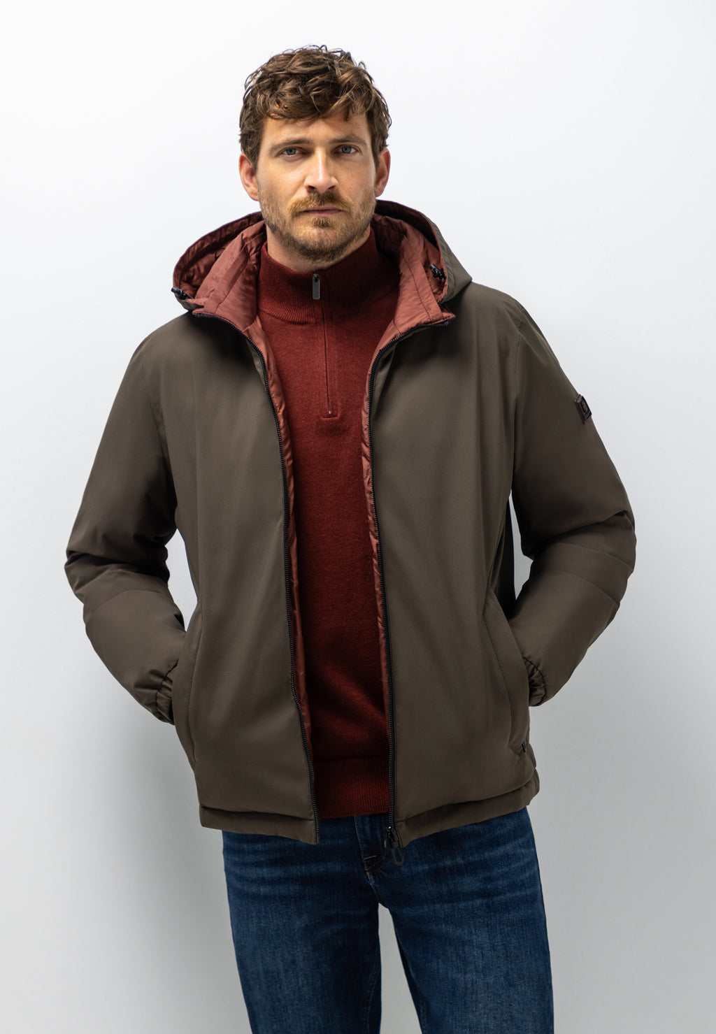 Veste réversible à capuche
