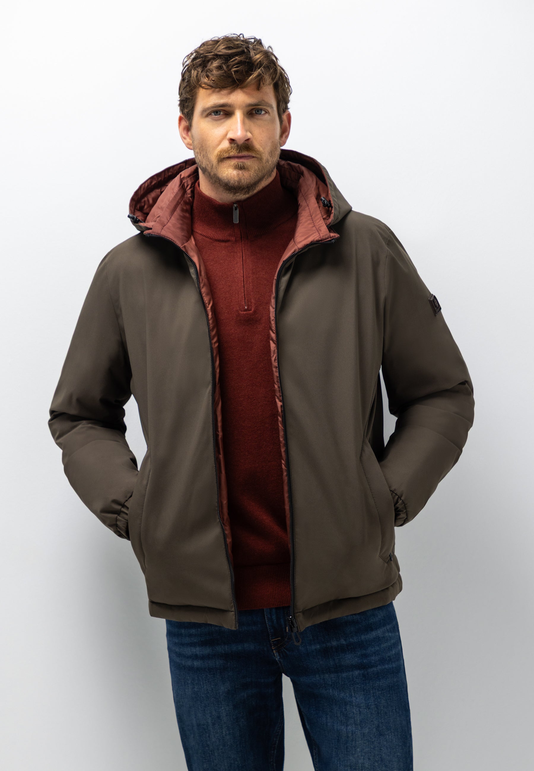 Veste réversible à capuche