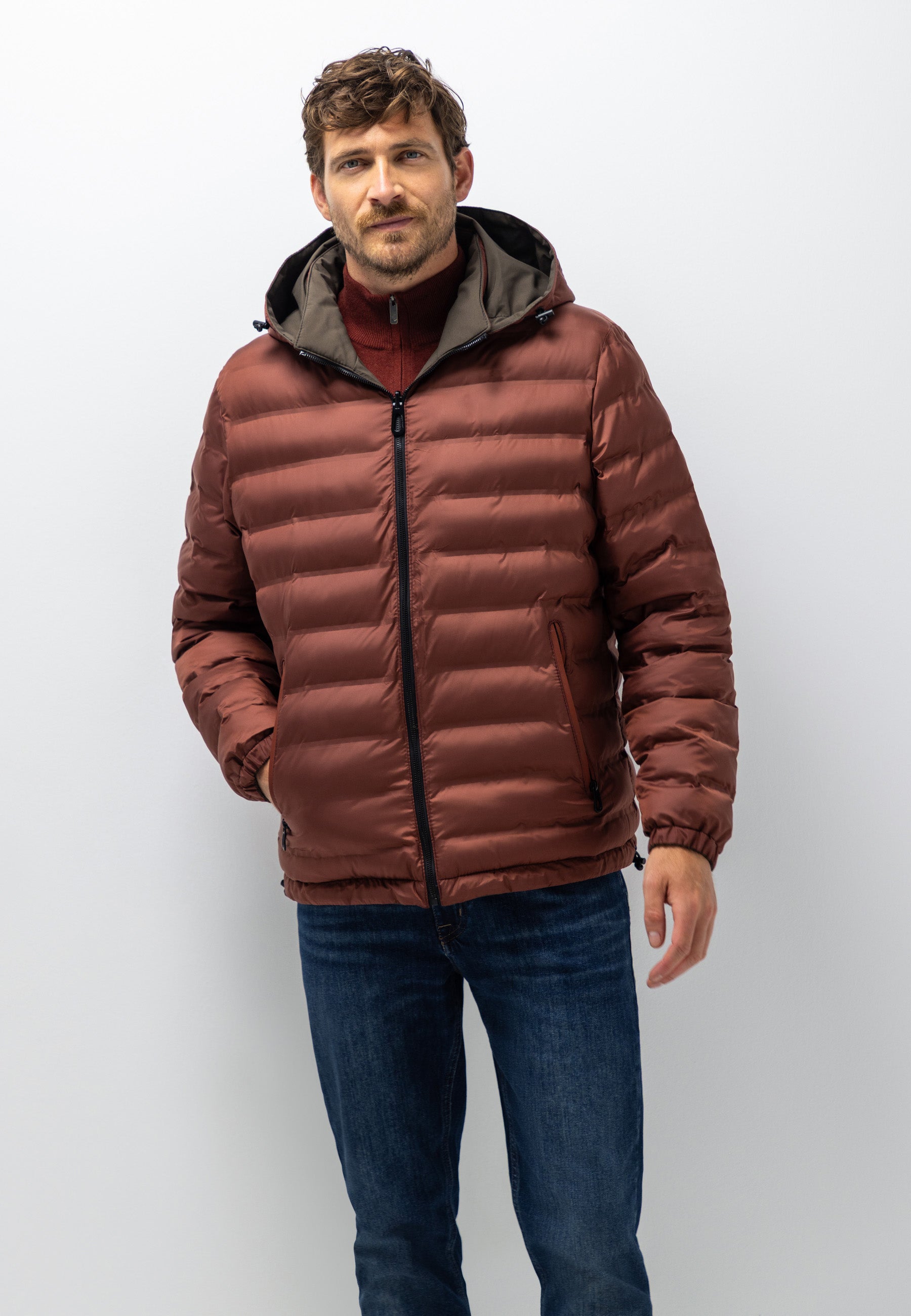 Veste réversible à capuche