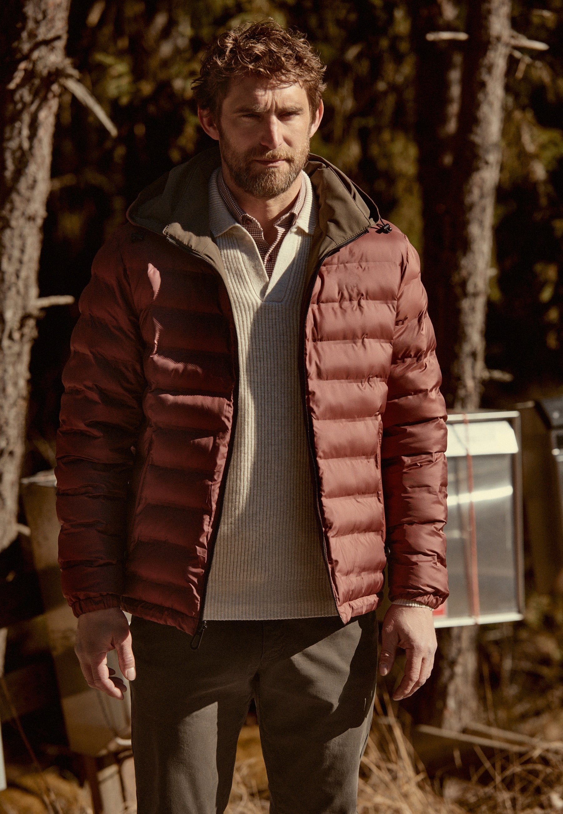 Veste réversible à capuche