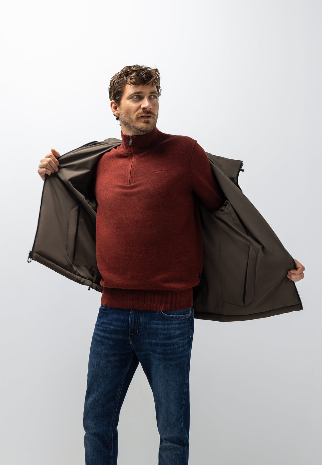 Veste réversible à capuche