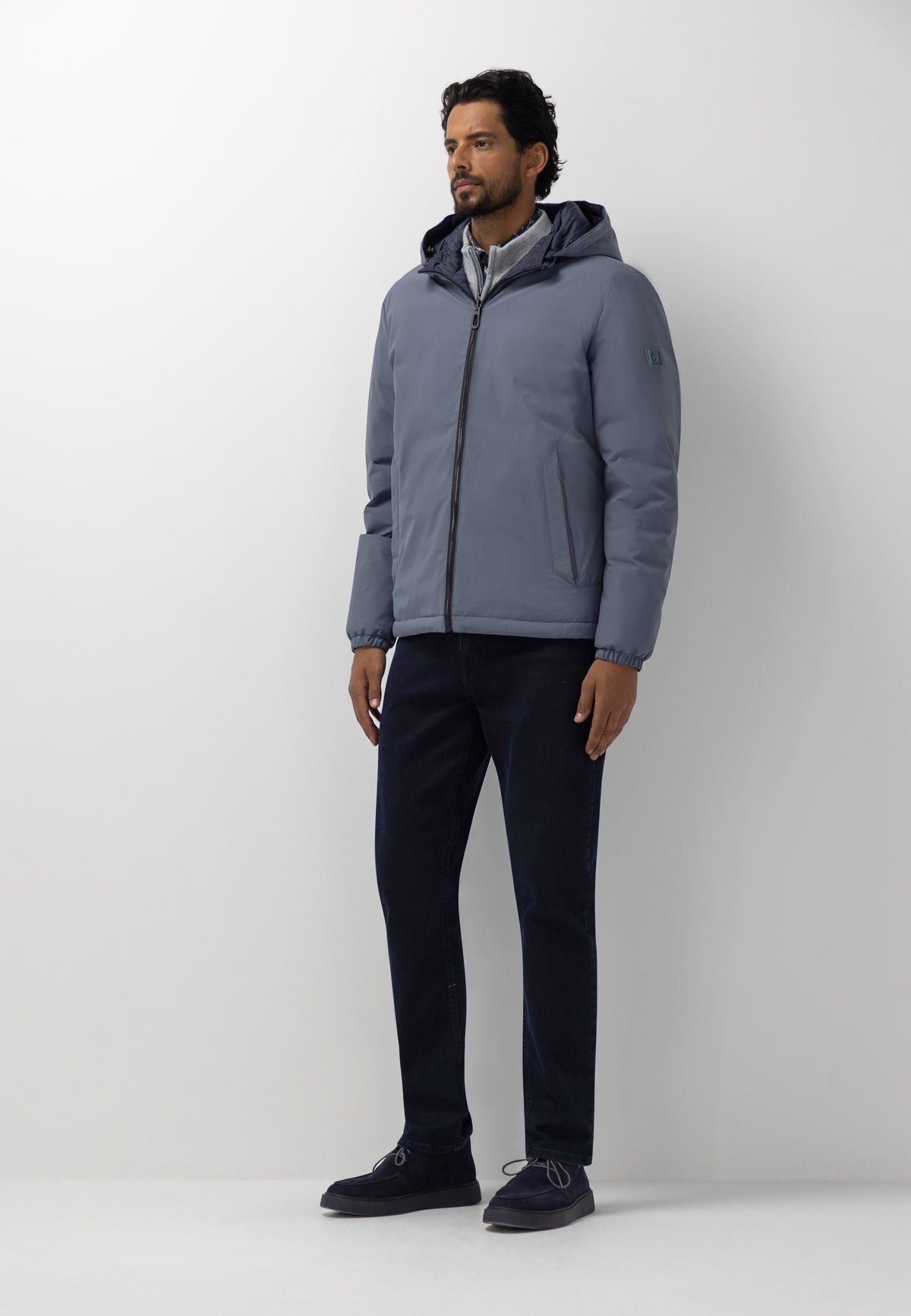 Veste réversible à capuche