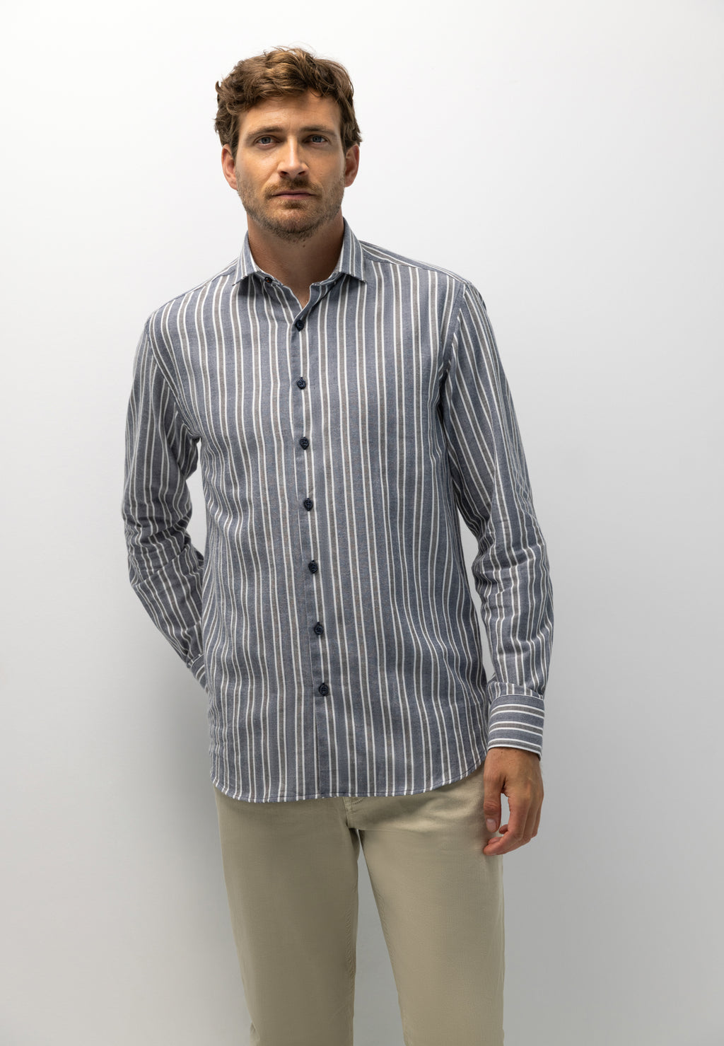 Chemise rayée en coton