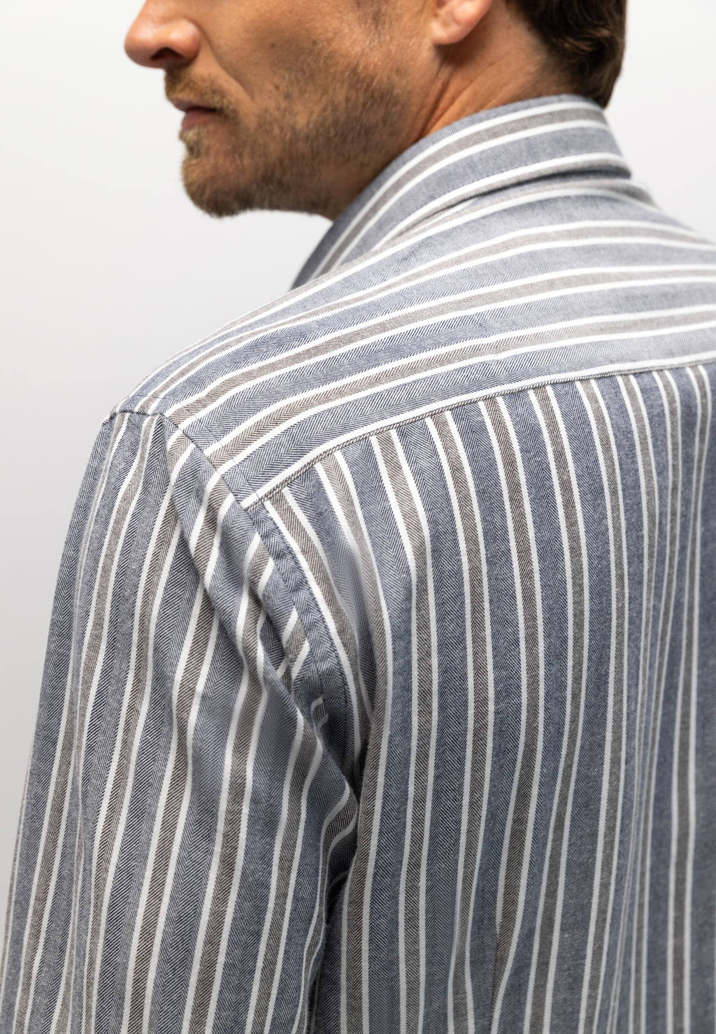 Chemise rayée en coton