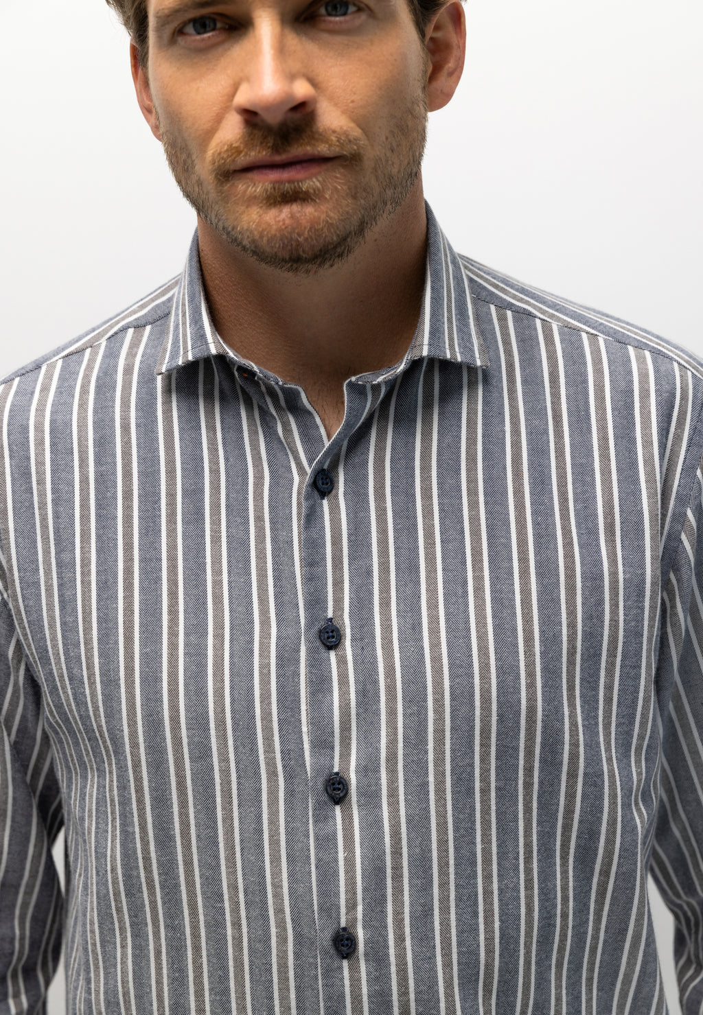 Chemise rayée en coton