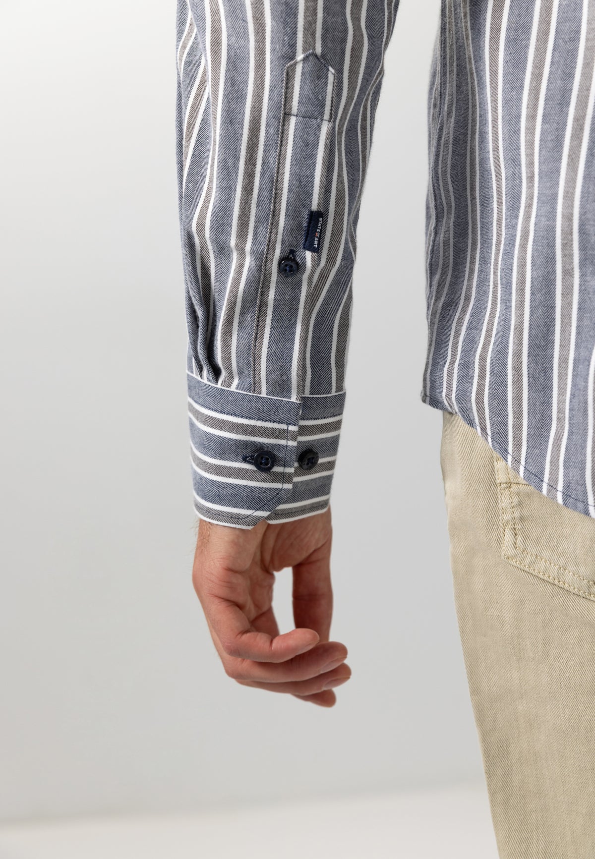 Chemise rayée en coton