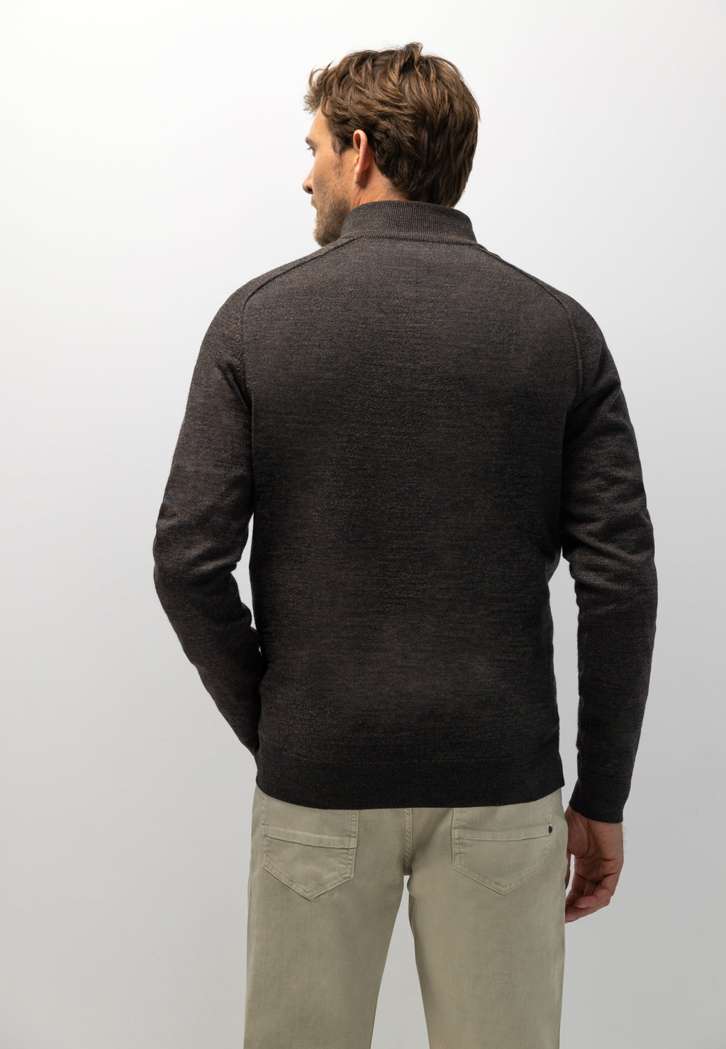 Pull chiné à manches marteau