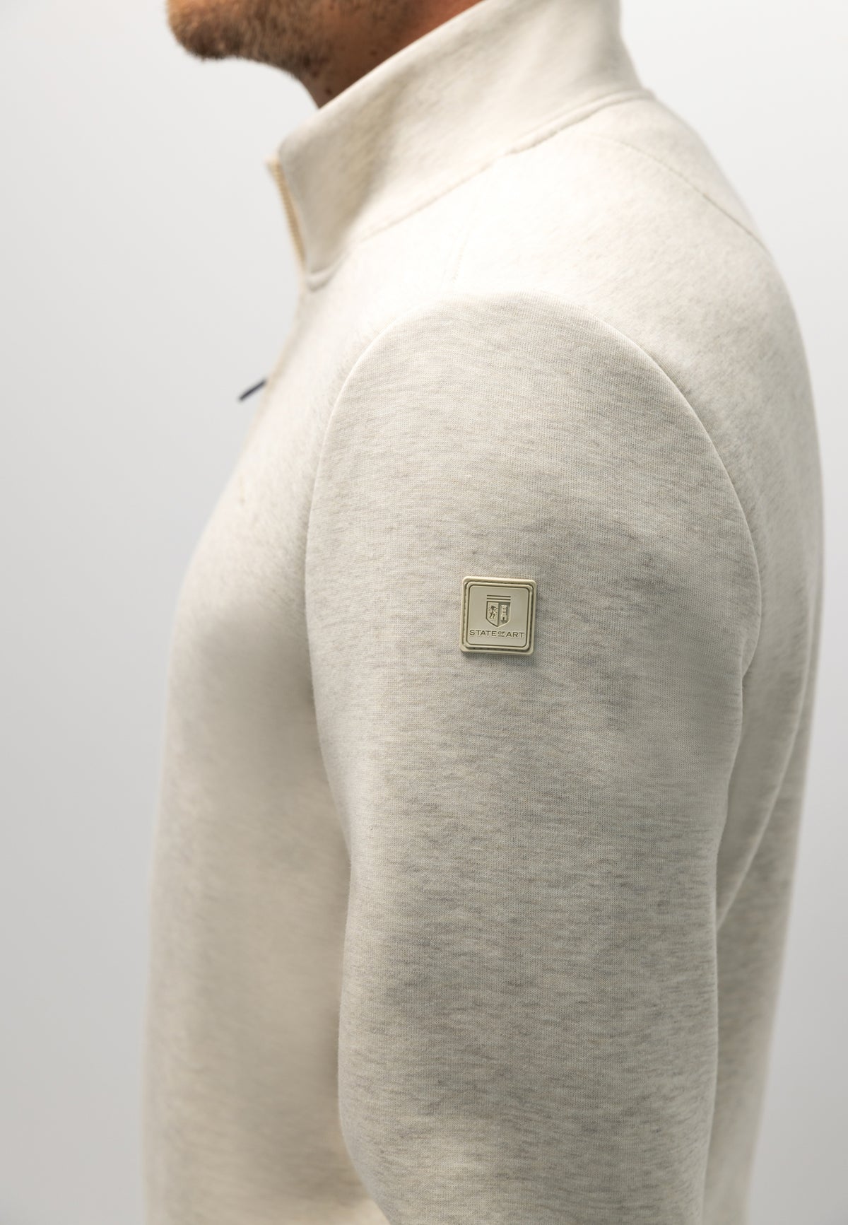 Sweat-shirt à demi-zip