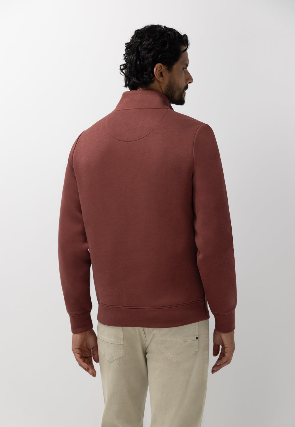 Sweat-shirt à demi-zip