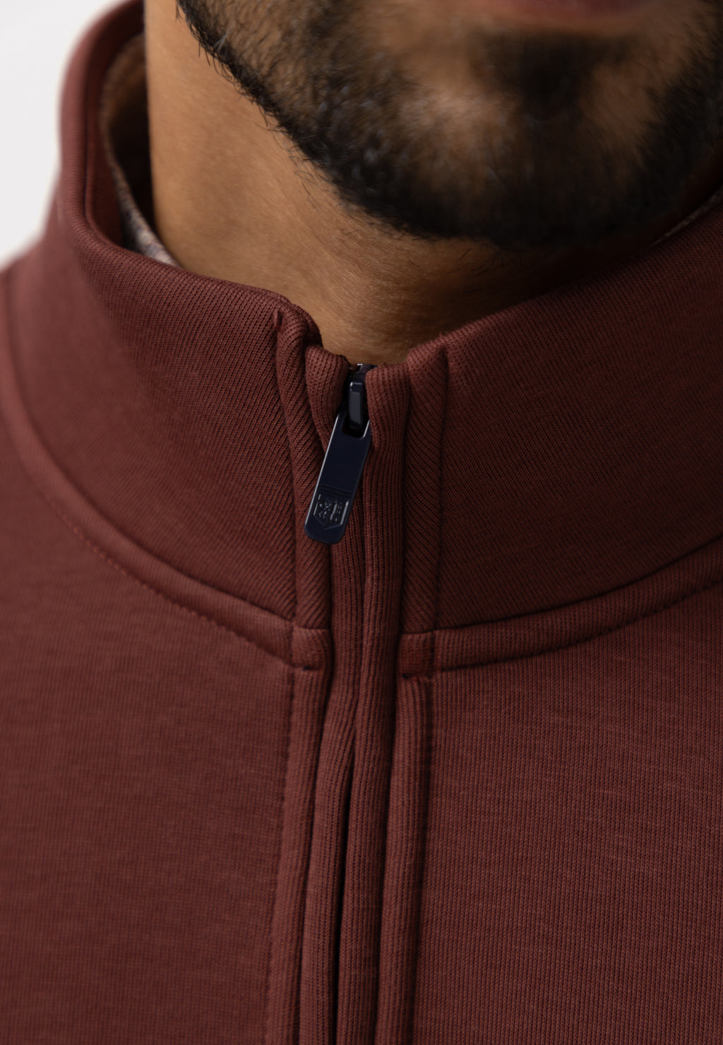Sweat-shirt à demi-zip