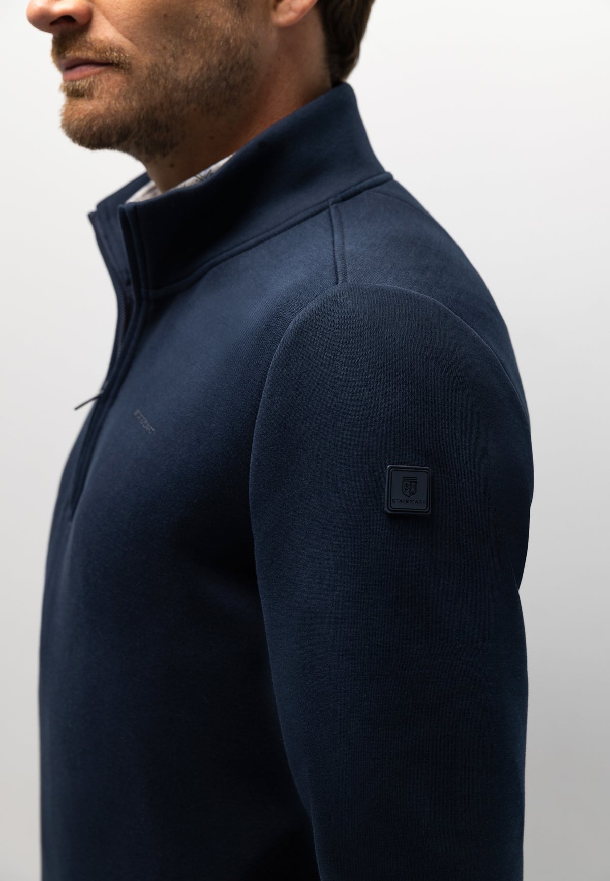 Sweat-shirt à demi-zip
