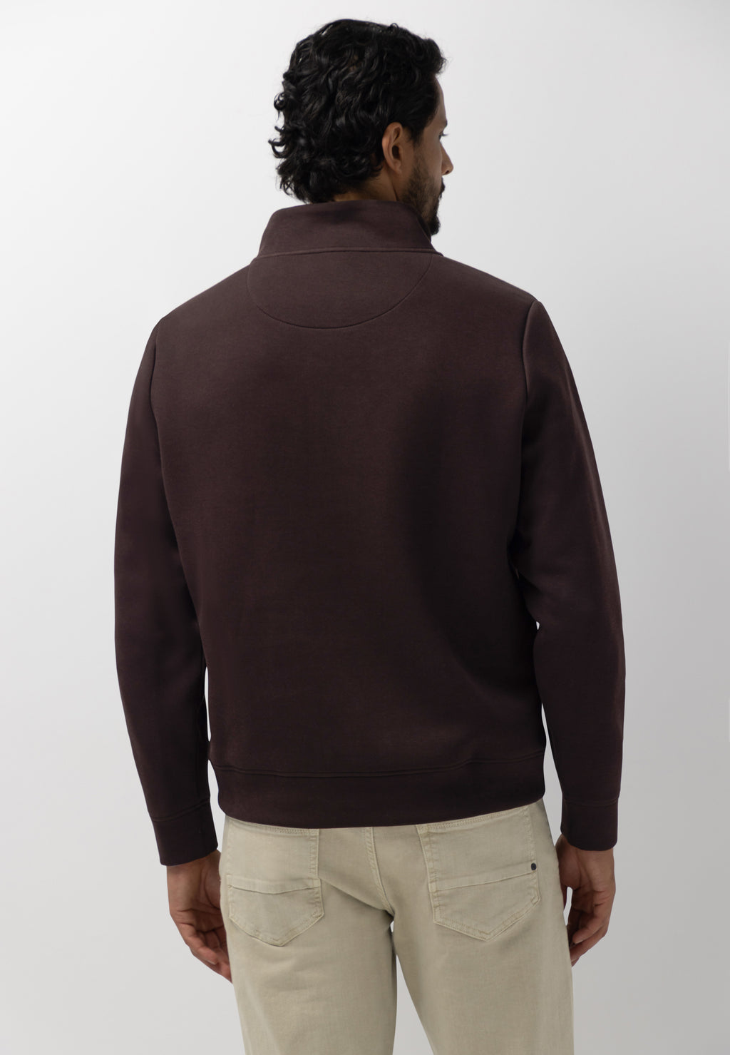 Sweat-shirt à demi-zip