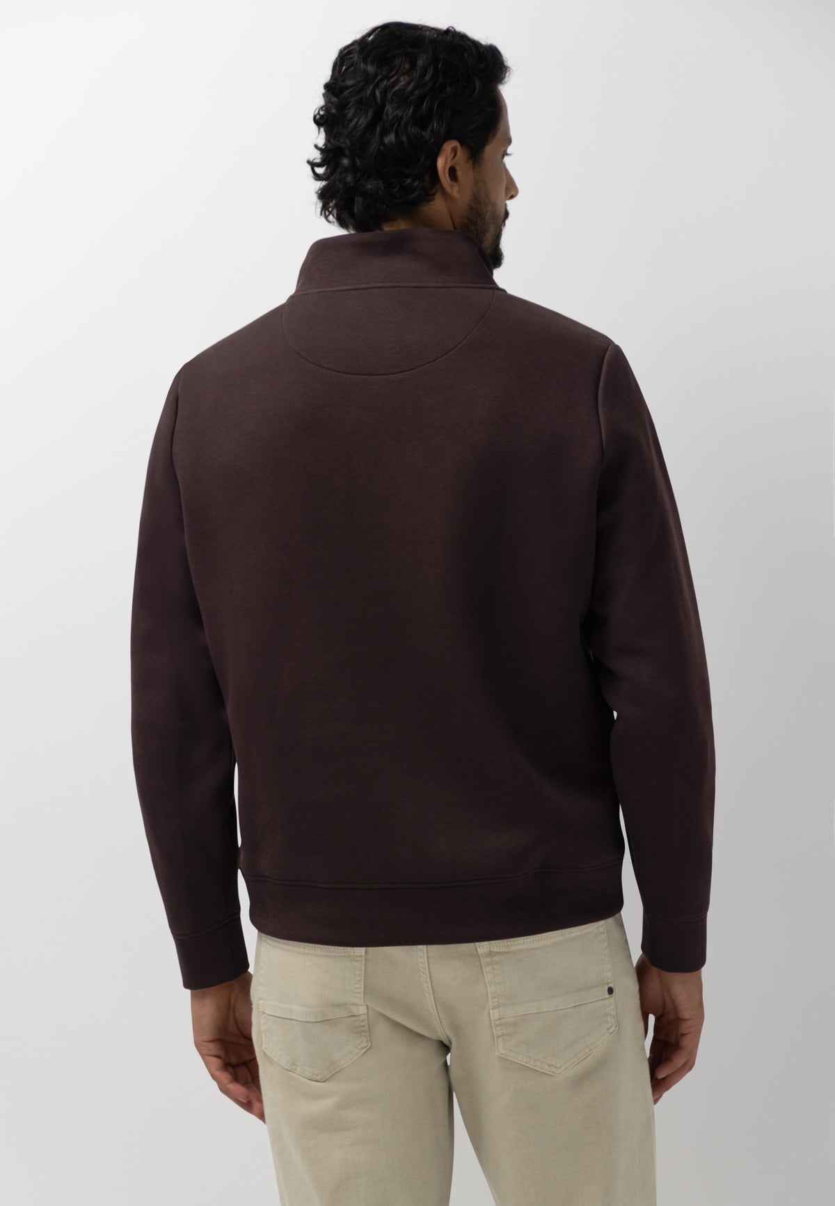 Sweat-shirt à demi-zip