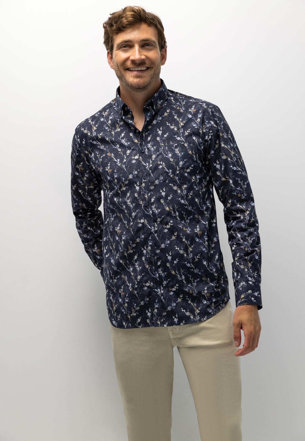 Overhemd met all-over print
