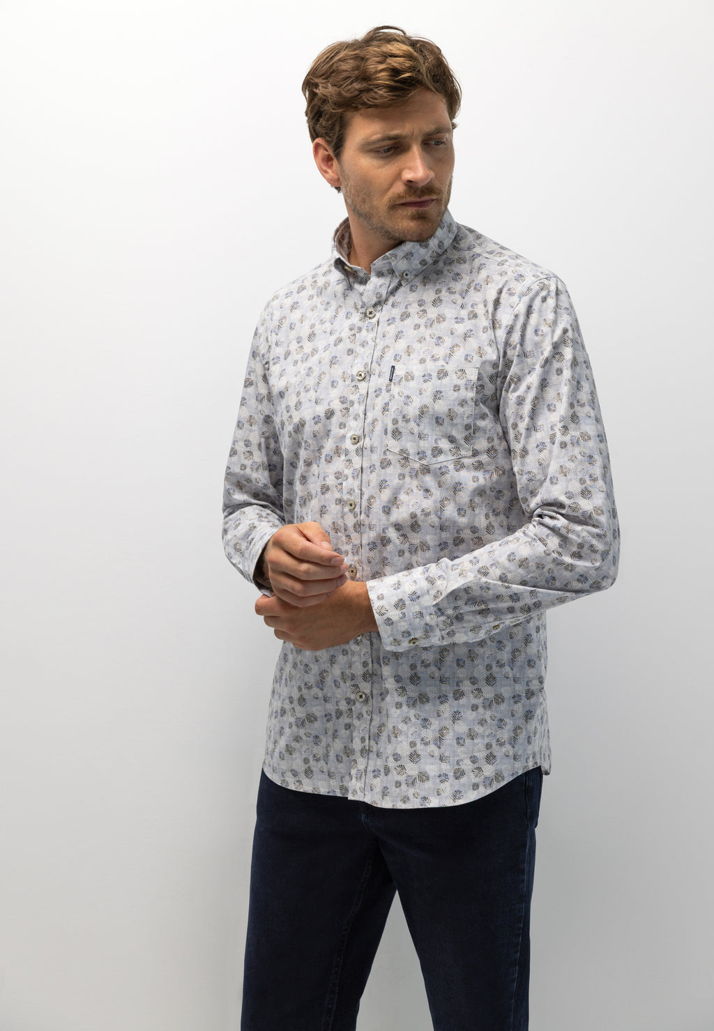 Chemise en coton à imprimé