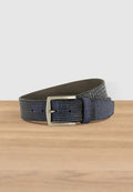 Ceinture en cuir texturé
