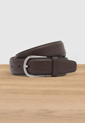 Rundlederen riem met korrelprint