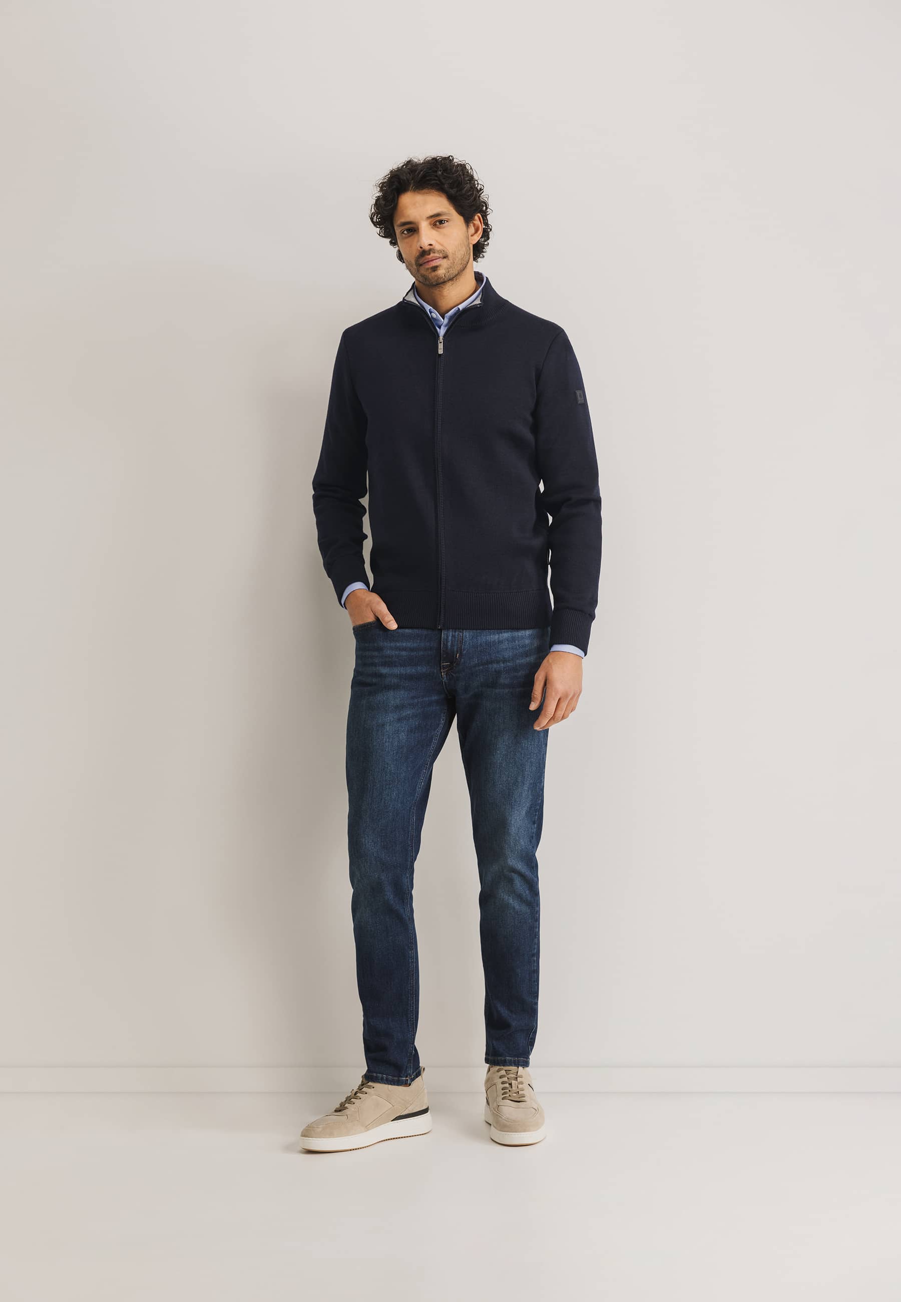 Cardigan zippé ESSENTIALS