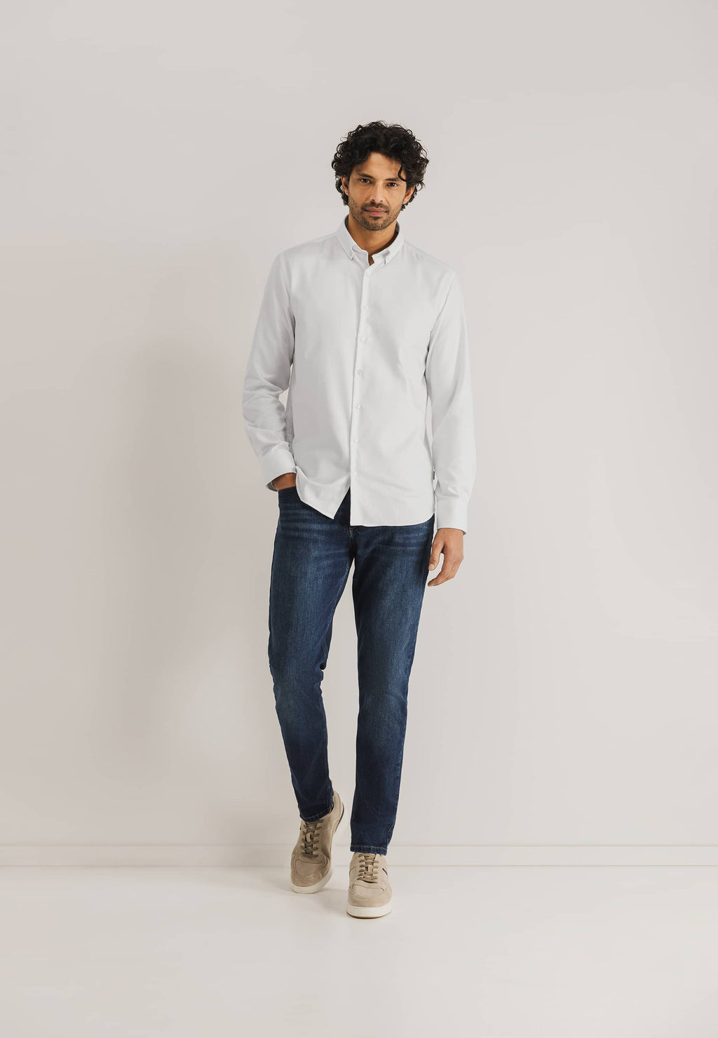 ESSENTIALS oxford overhemd
