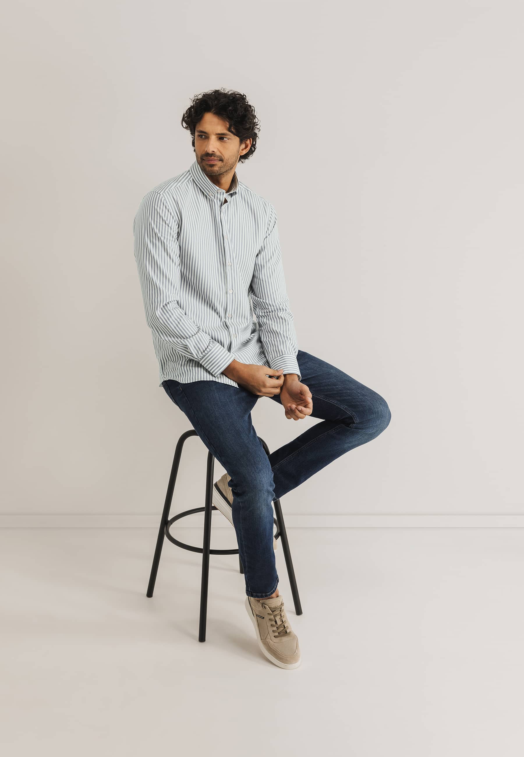 Chemise ESSENTIALS à rayures