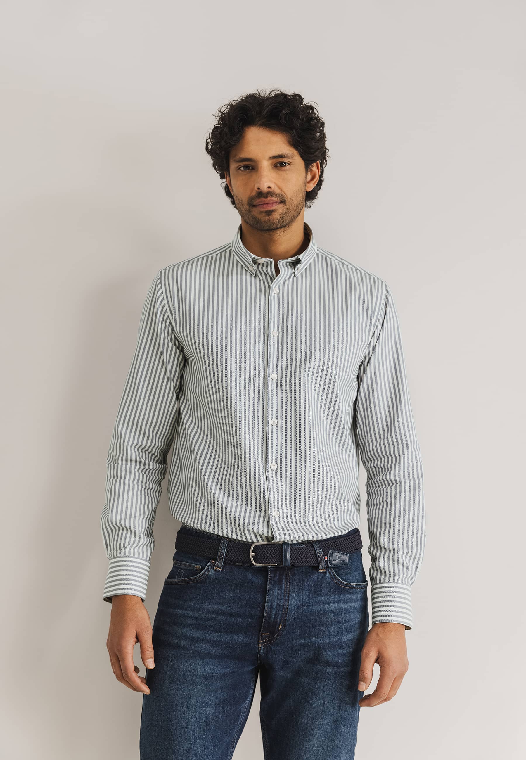 Chemise ESSENTIALS à rayures