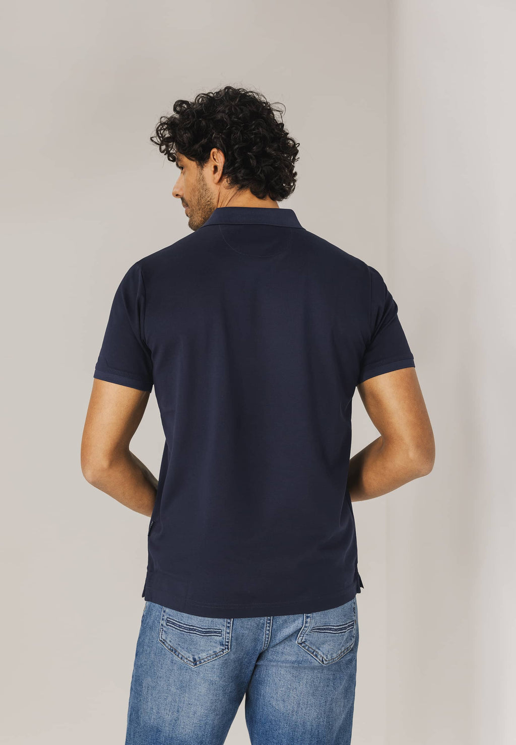 Polo ESSENTIALS en coton mercerisé