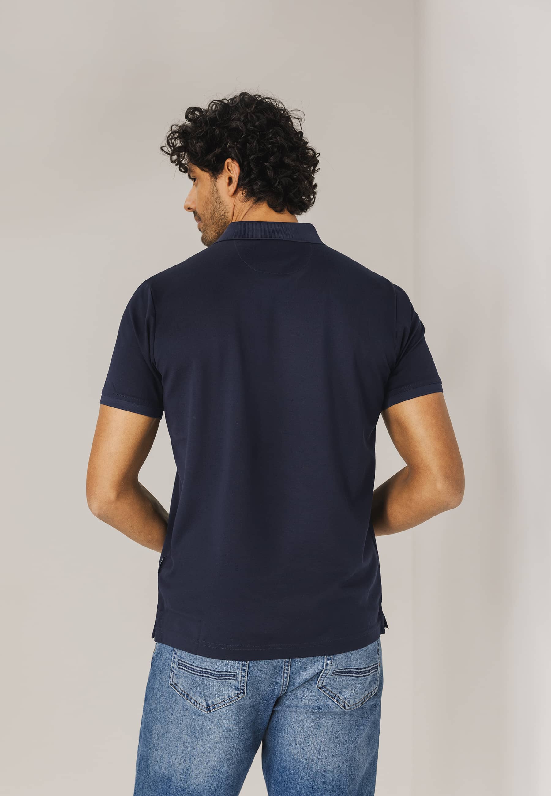Polo ESSENTIALS en coton mercerisé