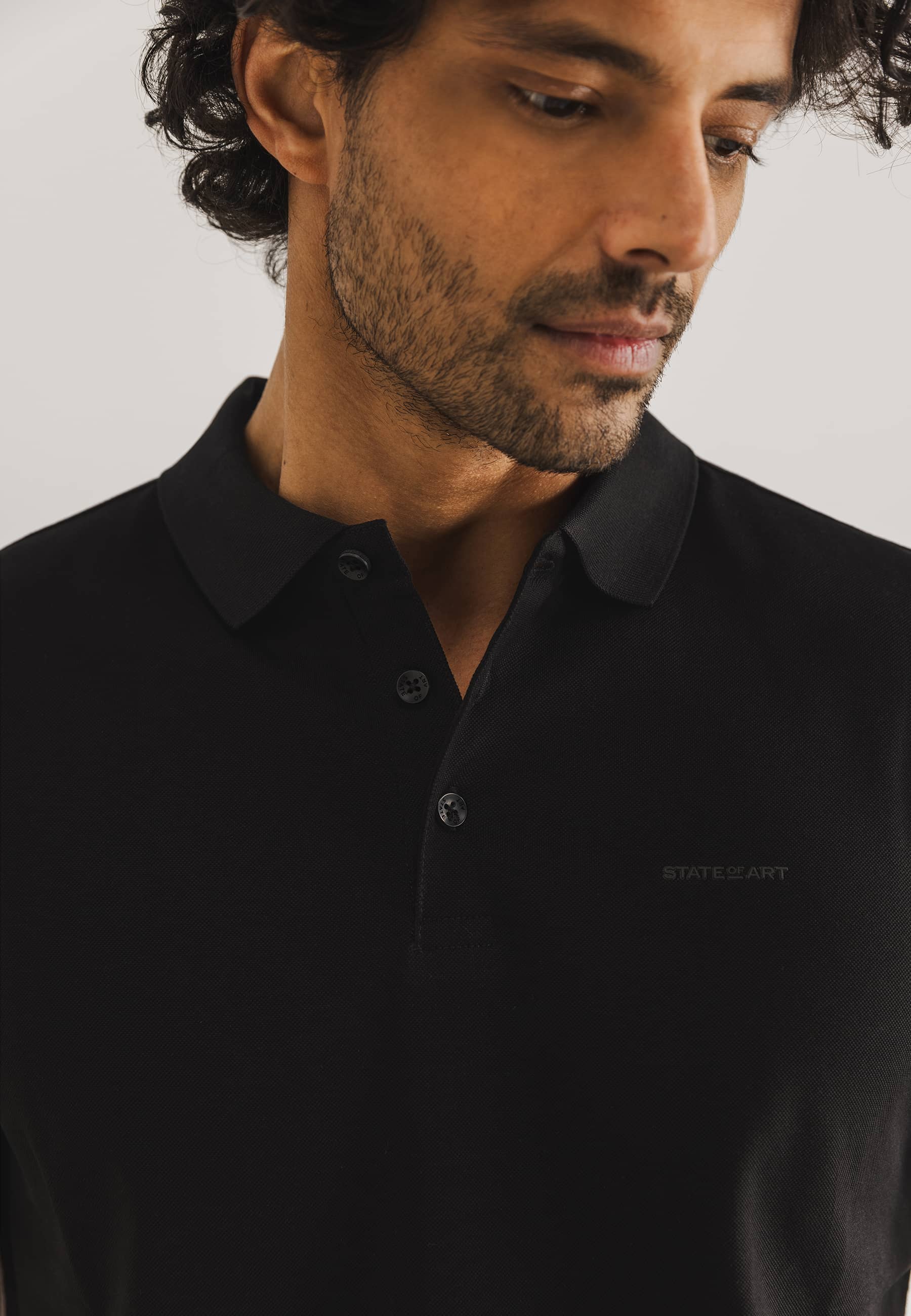 Polo ESSENTIALS en coton mercerisé