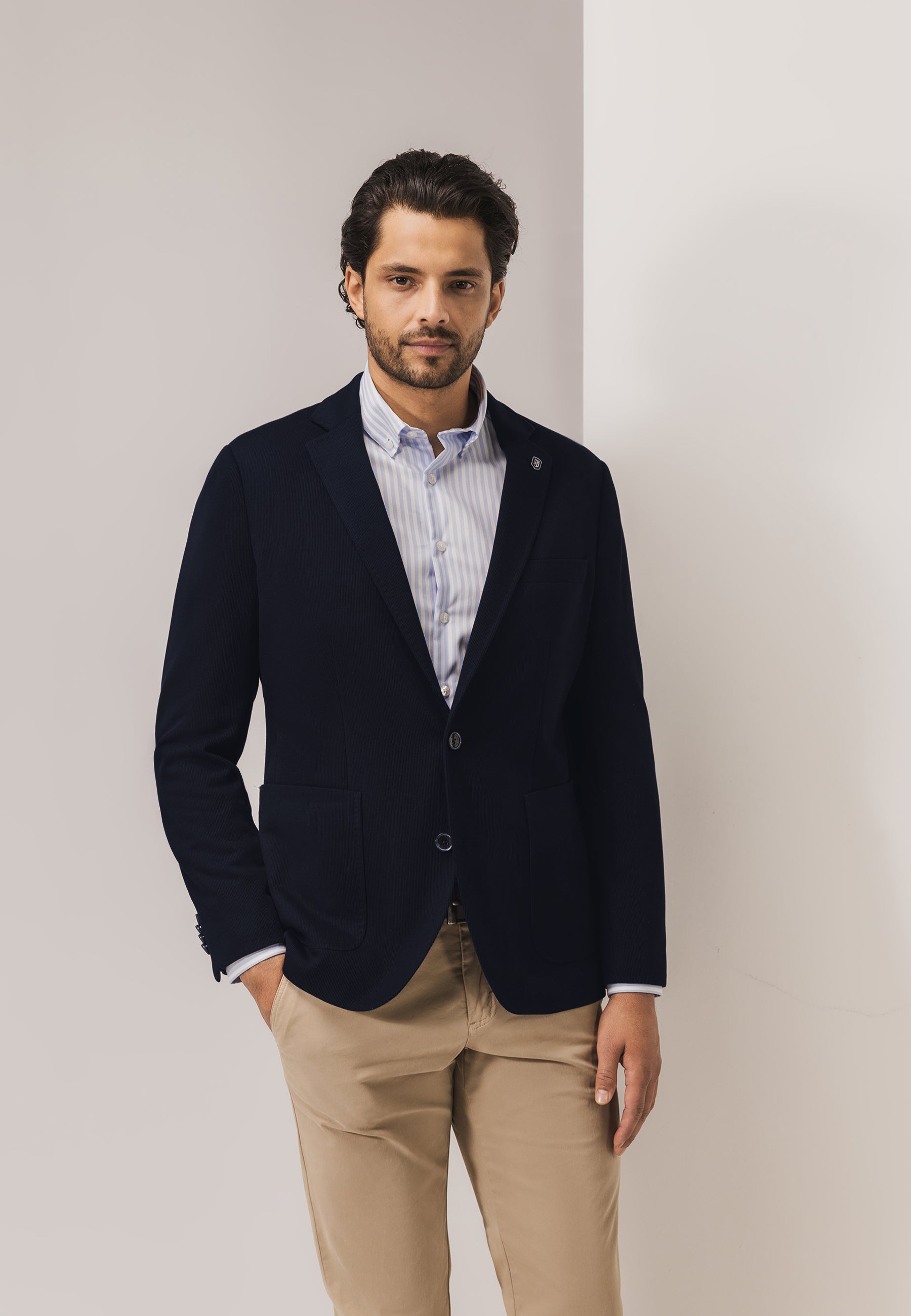 Blazer ESSENTIALS en mélange de polyester