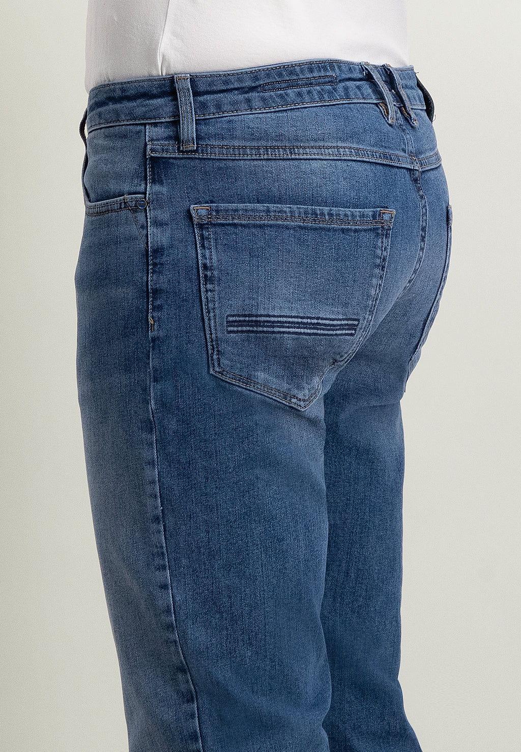 Jean 5 poches RACER coupe classique en denim stretch