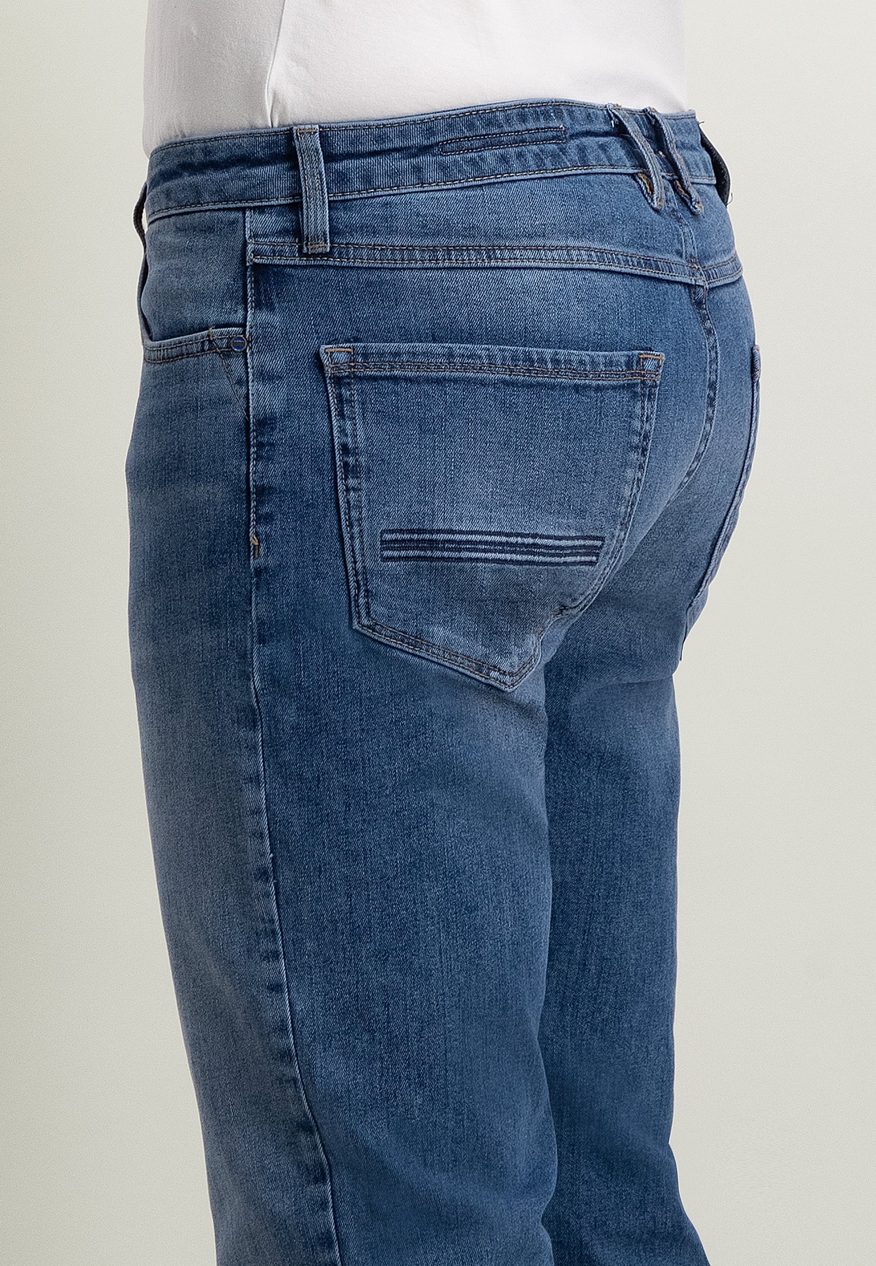 Jean 5 poches RACER coupe classique en denim stretch