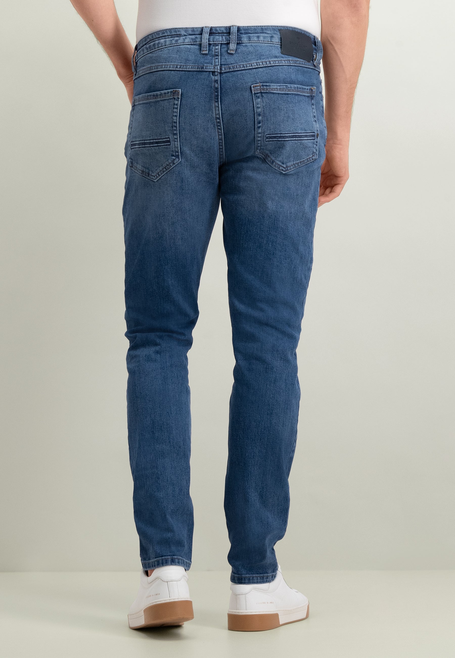 Jean 5 poches DRIVER coupe fuselée en denim stretch