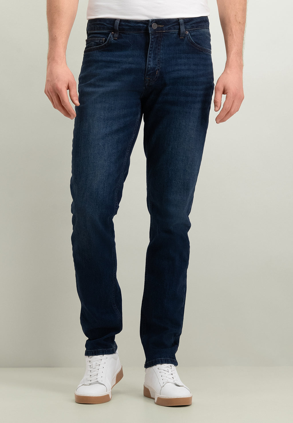 Jean 5 poches DRIVER coupe fuselée en denim stretch