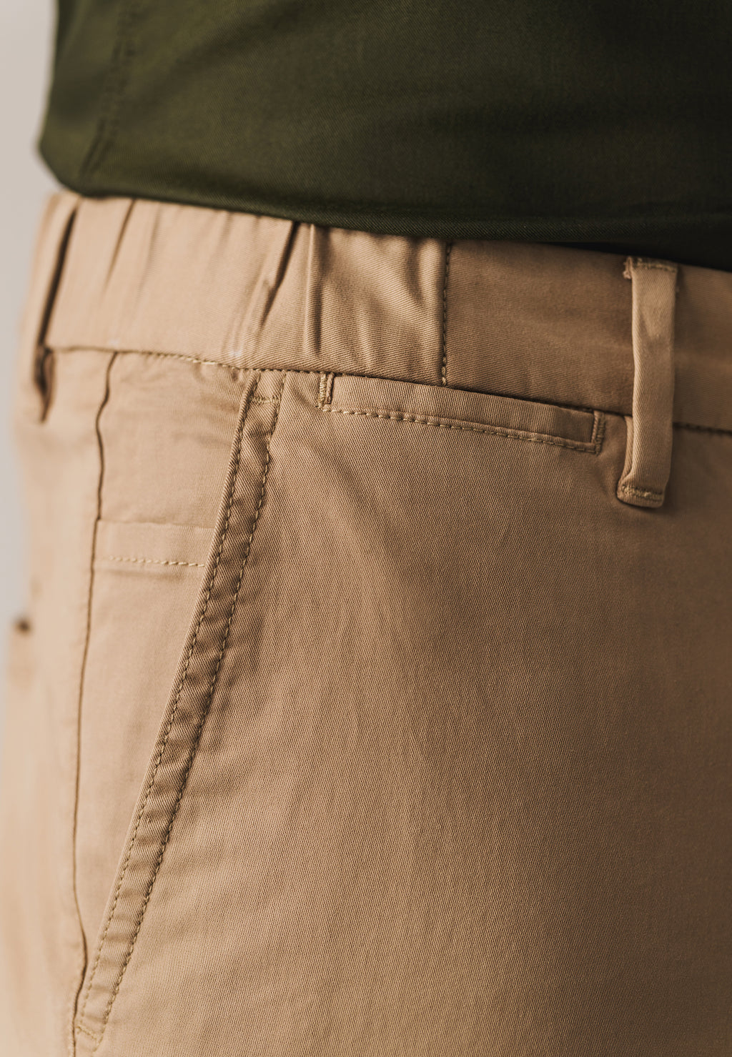 NAVIGATOR twill chino in stretchstof