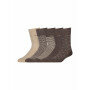 Coffret-cadeau-avec-5-paires-de-chaussettes---brun-foncé-uni