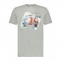 Racing-T-shirt-van-katoen-met-ronde-hals---lichtgrijs-uni