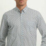 Button-down-overhemd-van-zuiver-katoen---wit/azuurblauw