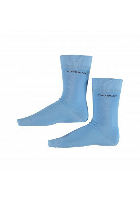 Uni-sokken---mintblauw-uni