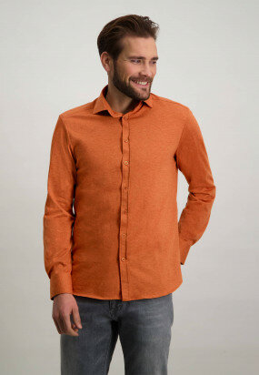 Chemise-en-jersey-regular-fit---brique/orange