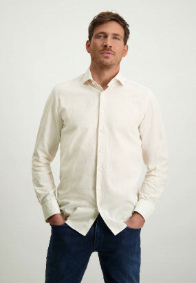 Modern-Classics-overhemd-van-een-linnen-mix---wit-uni