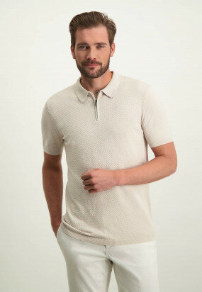 Polo-ATELIER-avec-motif-tricoté-texturé
