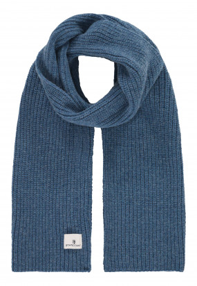 Sjaal-in-patentsteek---grijsblauw-uni