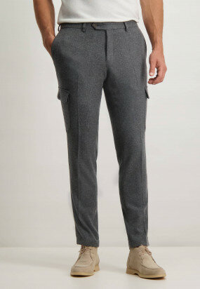Modern-Classics-pantalon-cargo---gris-moyen-uni