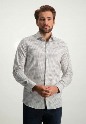 Modern-Classics-chemise-en-coton-biologique---blanc/lavande-sombre