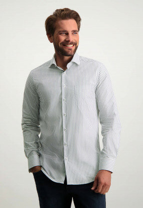 Modern-Classics-overhemd-met-cut-away-kraag---wit/donkerblauw
